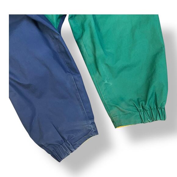 Nautica Vintage 90s Men’s Reversible Hooded Color block Jacket Size L Streetwear - Picture 11 of 16